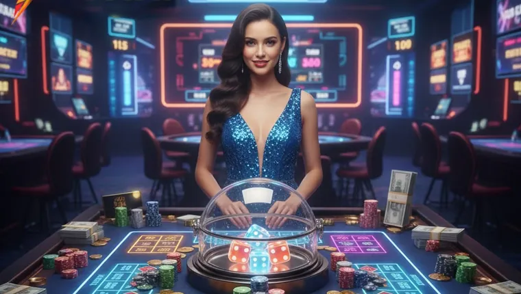 Responsible gaming concept with casino chips and a clock, symbolizing limits and control.